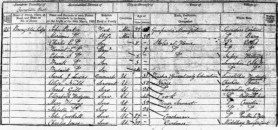 1851_Harriet_E_Barker_Broughton_Lodge_census_Mesk
