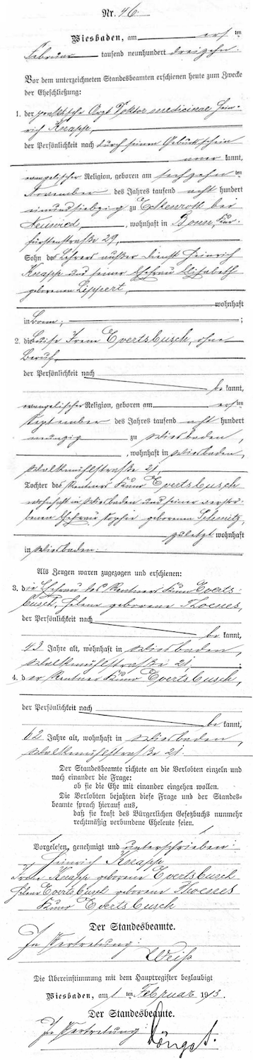 19130101.Knapp-Evertsbusch.Heirat.358