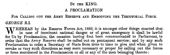ProclamationAnfang