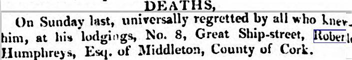 Robert_Humphreys_death_Saunders_s_News-Letter_-_Thursday_24_February_1825