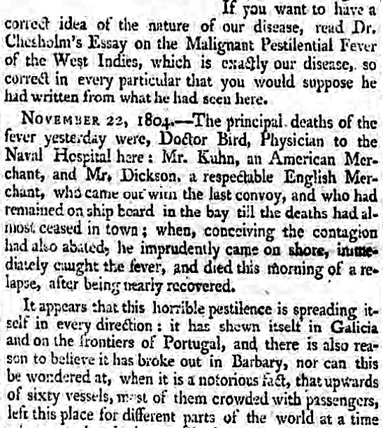 WilliamDickson_death_MorningChronicle_Wed9Jan1805 3